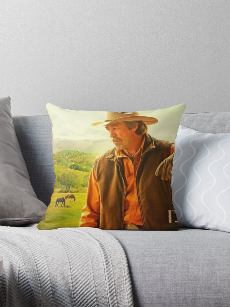 Cowboy throw clearance pillow