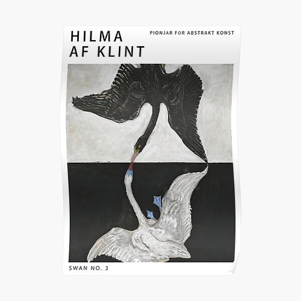 Swan Hilma Af Klint Poster