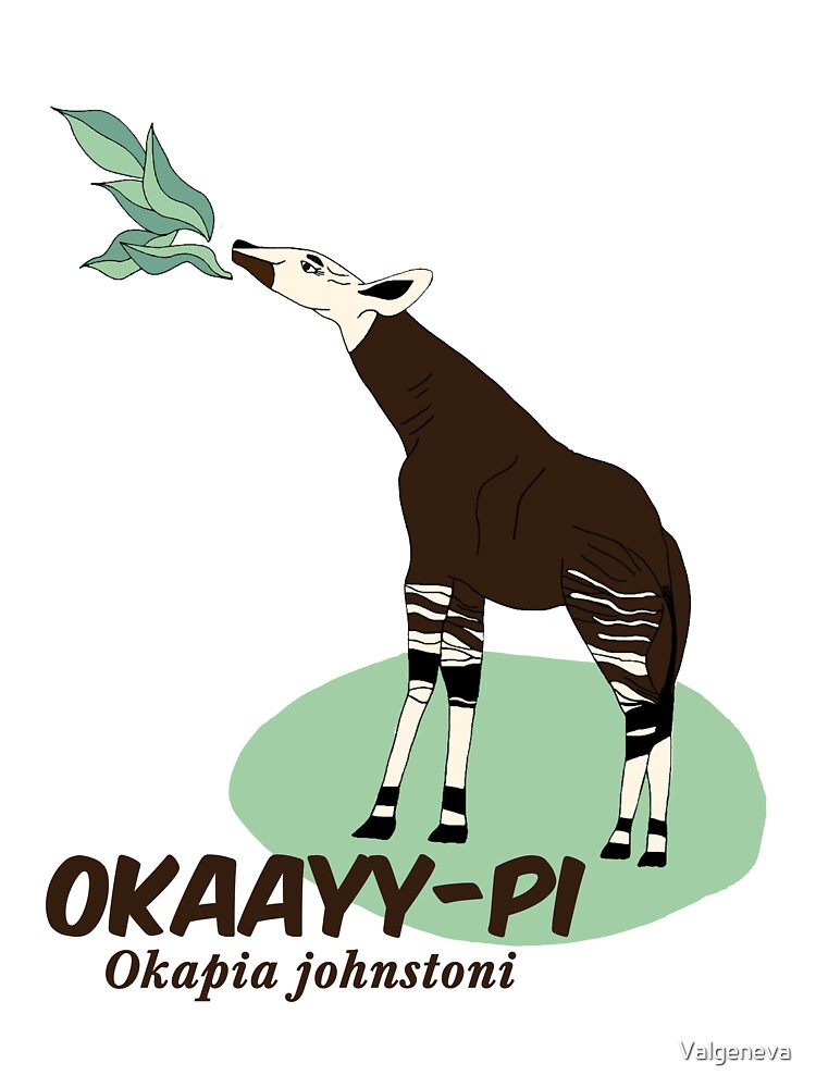 O is for Okapi  Kids T-Shirt for Sale by thezoogirl