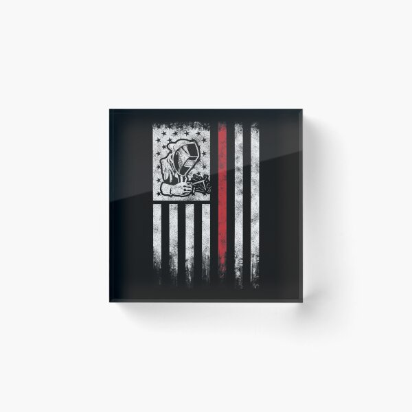 Item preview, Welder Vintage USA American Flag Patriotic Welding Gift designed and sold by Vlasdislaw.
