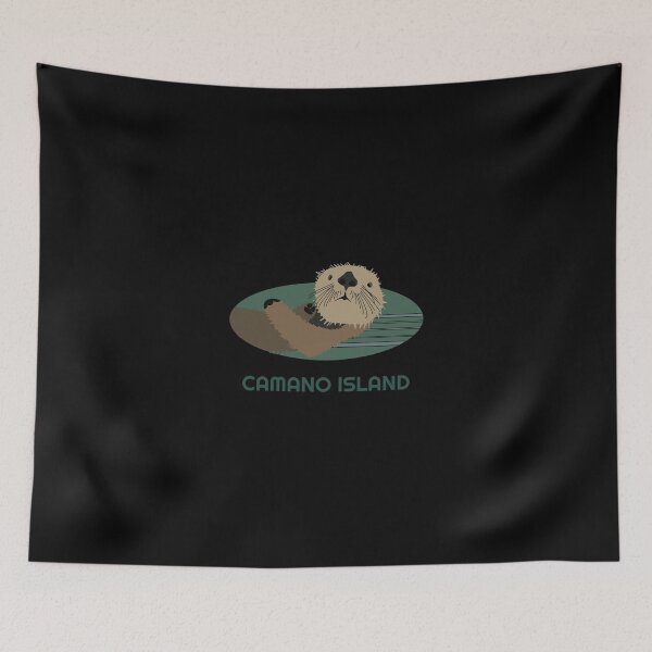 Item preview, Cute Otter Camano Island Washington Coast Resident Fishers designed and sold by mackpatsy.