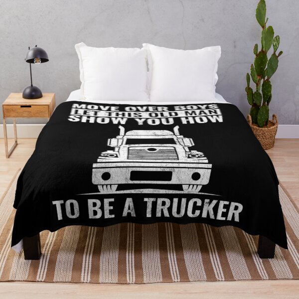 Item preview, Move Over Boys Let This Old Man Show You How to Be A Trucker Funny Trucking Dad designed and sold by WYGSTORE.