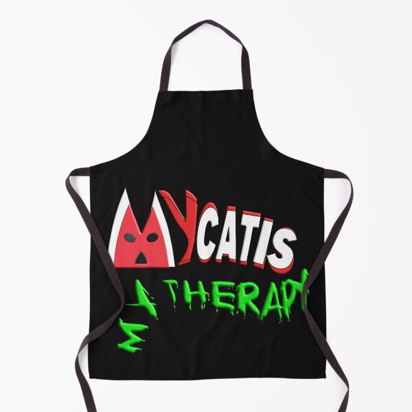 Aperçu de l'œuvre Mon chat est mon thérapeute - Excellent cadeau pour les amoureux des chats créée et vendue par Ralek.