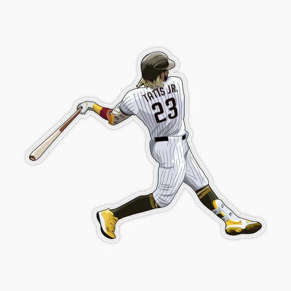 Fernando Tatis #23 Sprint to Base Sticker for Sale by PluginBabes