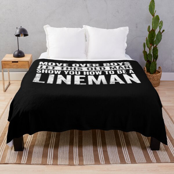 Item preview, Move Over Boys Let This Old Man Show You How to Be A Lineman Funny Line Worker Dad Gift designed and sold by WYGSTORE.