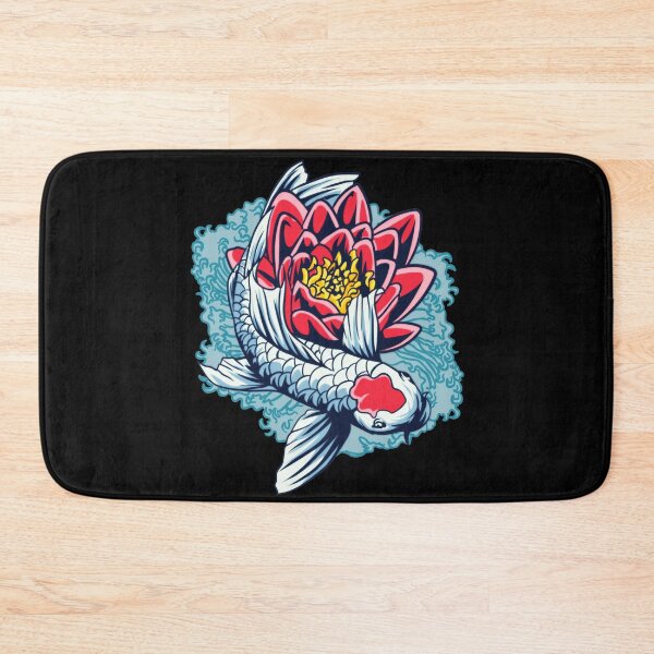 Item preview, Koi Fish and Lotus Flower designed and sold by RiffXS.