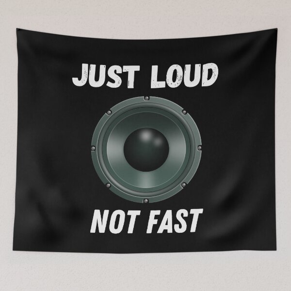 Item preview, Just Loud Not Fast designed and sold by Labradoodlesetc.