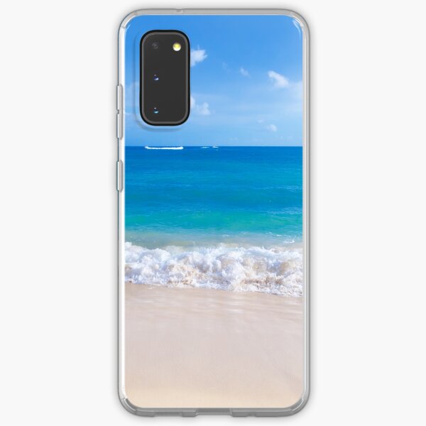 Gentle waves on the sandy beach in Hawaii Samsung Galaxy Soft Case
