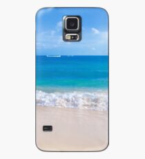 Sanfte Wellen am Sandstrand in Hawaii Hülle & Skin für Samsung Galaxy