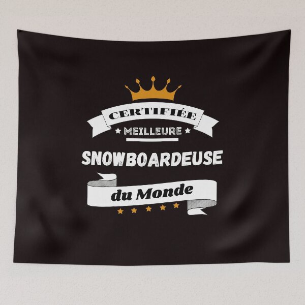 Item preview, Certified best snowboarder in the world - Humor designed and sold by Ydurand.