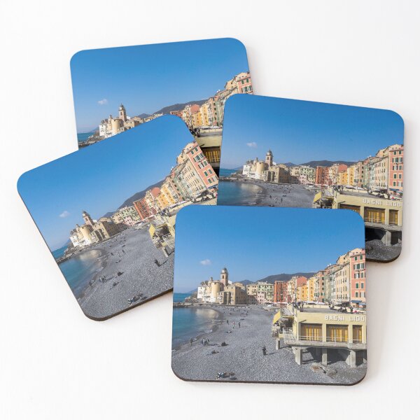 Item preview, The beach of Camogli designed and sold by pietrofoto.