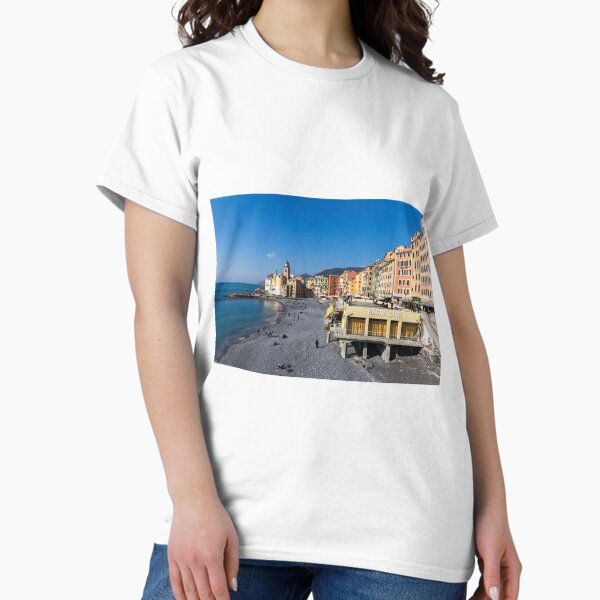 Item preview, The beach of Camogli designed and sold by pietrofoto.