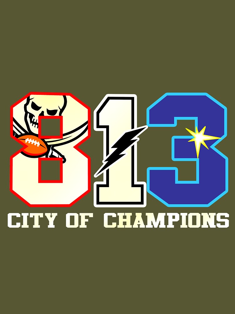 813 Winners Bucs Bolts Rays city of champions shirt, hoodie, sweater, long  sleeve and tank top