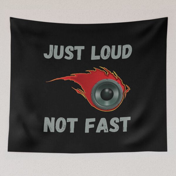 Item preview, Just Loud Not Fast designed and sold by Labradoodlesetc.