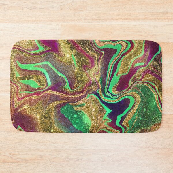 Item preview, Lime Green and Gold Glitter Swirls designed and sold by WOW TeesAndThings.