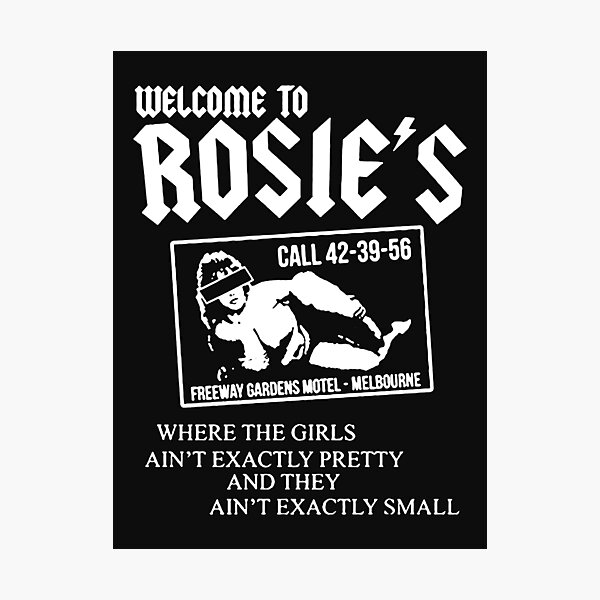 Lámina fotográfica «Ac dc for a-CDC Inspired Whole Lotta Rosie Inspired ...