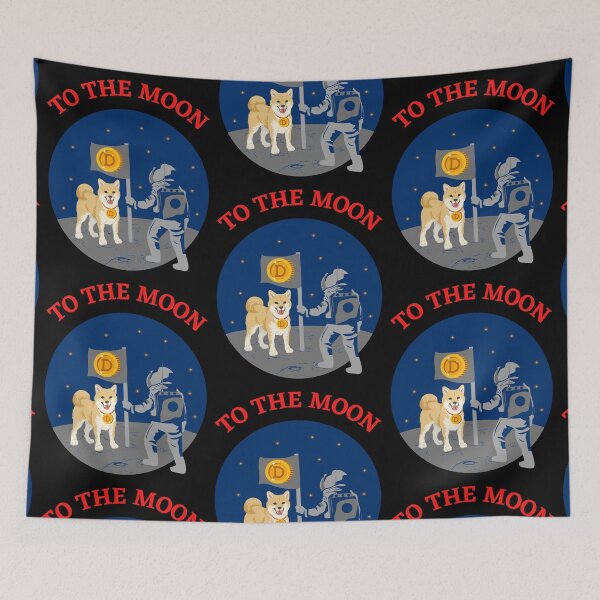 Item preview, Investment In Doge Coin To The Moon   designed and sold by WoodburyLake.