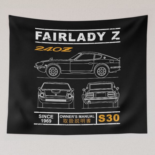 Item preview, Blueprint of 240Z designed and sold by rogue-design.