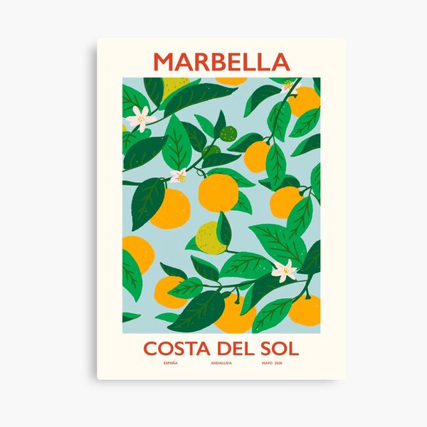 Marbella Costa del Sol Impression sur toile