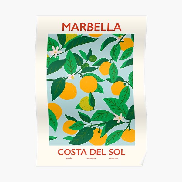 Marbella costa del sol Poster