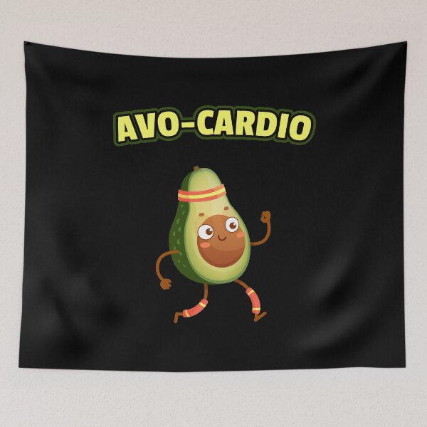 Item preview, Avo Cardio Workout Fitness Funny Design Avocado Cardio Fitness Gift designed and sold by shirti.