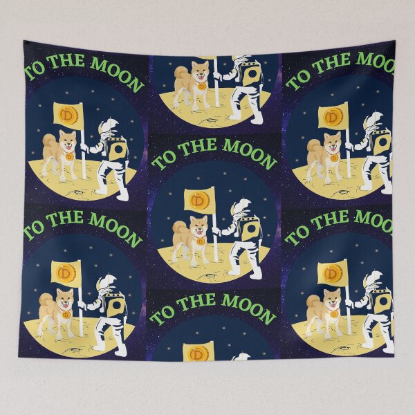 Item preview, Investment In Doge Coin To The Moon designed and sold by WoodburyLake.