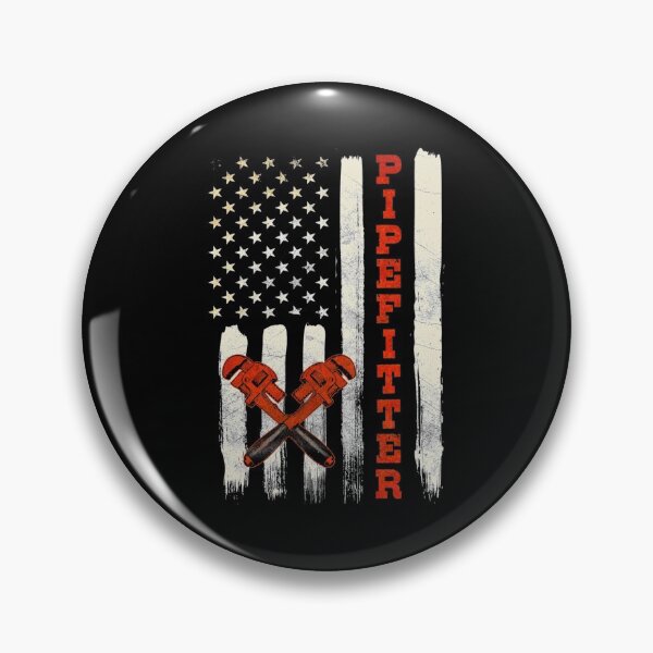Item preview, Vintage American Flag Pipefitter Gifts Funny Plumber designed and sold by Vlasdislaw.