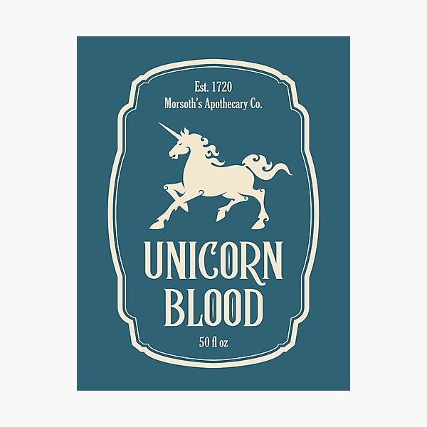 unicorn potion photographic prints for sale redbubble