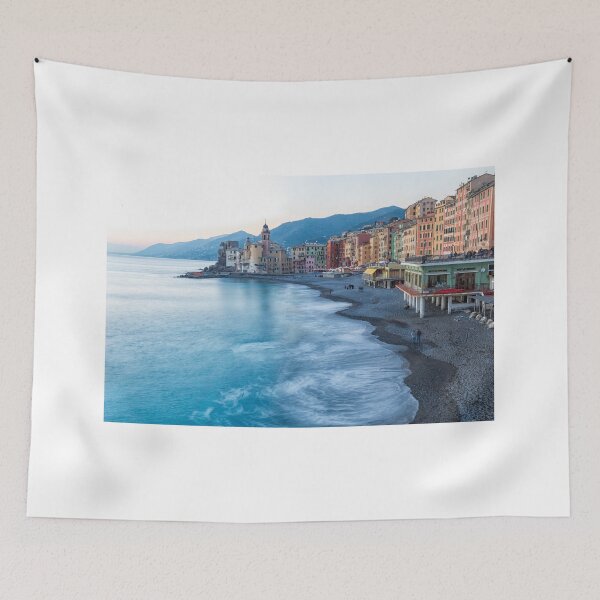 Item preview, The beach of Camogli designed and sold by pietrofoto.