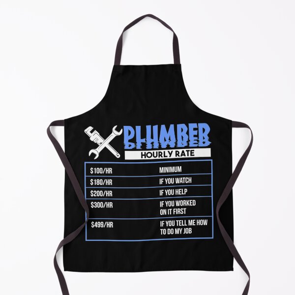 Item preview, Plumber Hourly Rate Funny Plumbing rate work designed and sold by Vlasdislaw.