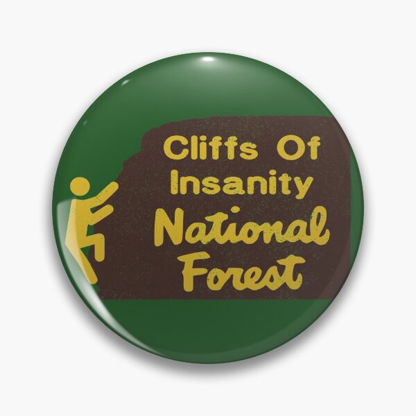 Artikelvorschau, Cliffs of Insanity National Forest – Die Braut des Prinzen und National Forest Mashup entworfen und verkauft von jacob-jendrey.