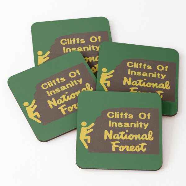 Item preview, Cliffs of Insanity National Forest - Princess Bride and National Forest Mashup designed and sold by jacob-jendrey.