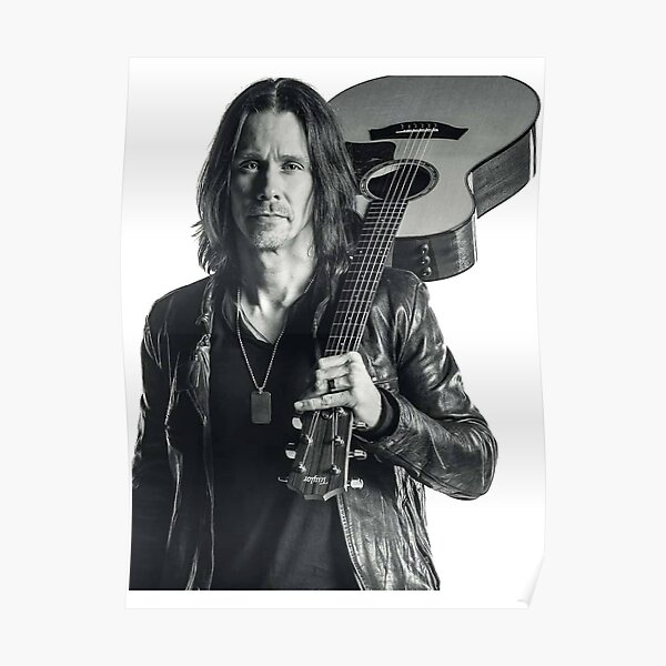 Black and white myles kennedy Poster