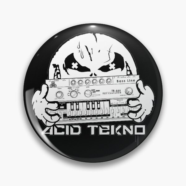 Item preview, acid tekno (no color version) designed and sold by opticdrift.