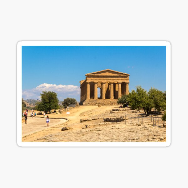 The temple of Agrigento Sticker