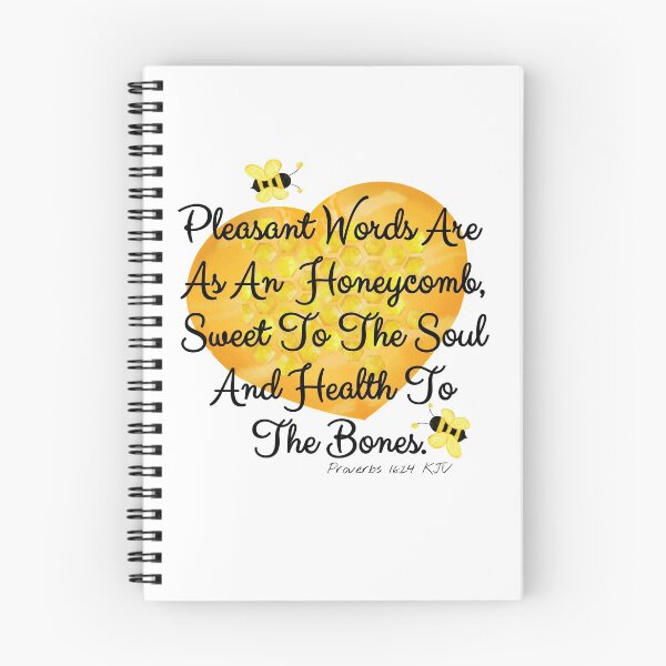 Item preview, Pleasant Words Are Like Honeycomb Proverbs 16:24 designed and sold by Treasurekey.