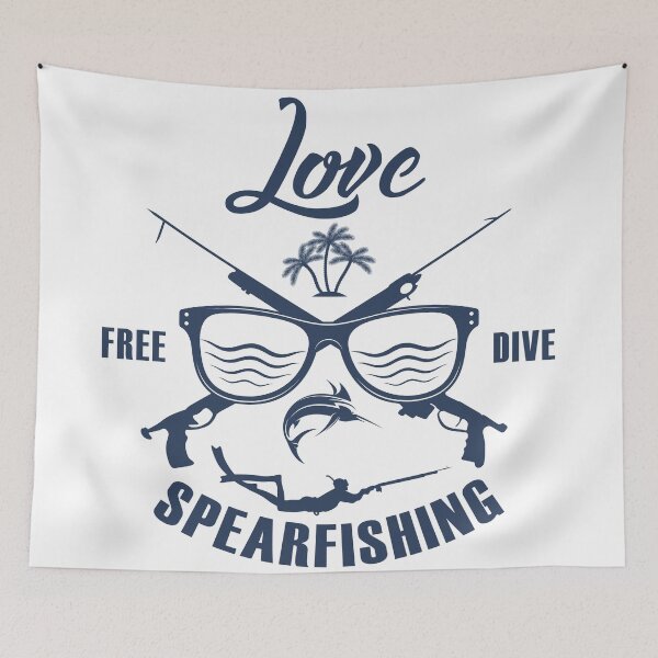 Item preview, Love Spearfishing and Freediving designed and sold by cotros.