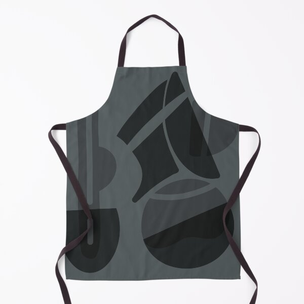 Item preview, black abstract forms designed and sold by redstitchlab.