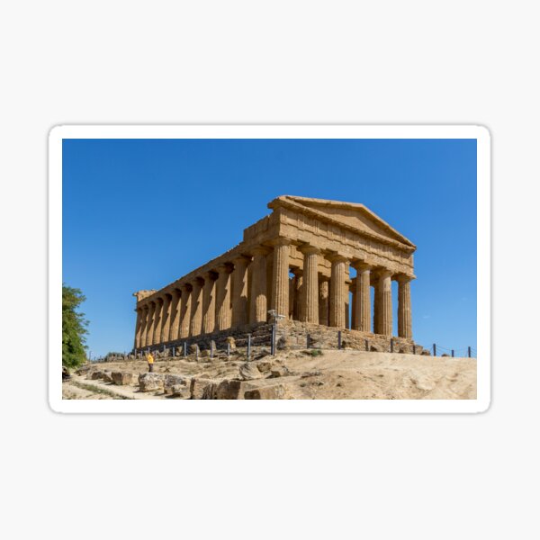 The temple of Agrigento Sticker