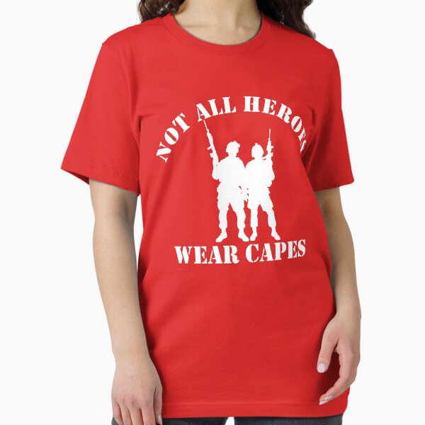 Item preview, Not All Heroes Wear Capes (White print) designed and sold by pixhunter.