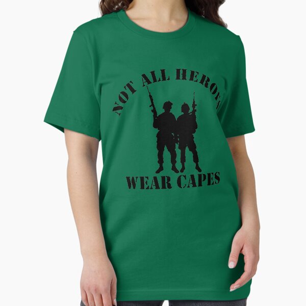 Item preview, Not All Heroes Wear Capes (Black print) designed and sold by pixhunter.