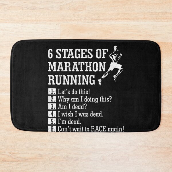 Item preview, 6 Stages of Marathon Running Gift for Runner designed and sold by simonbucholz.