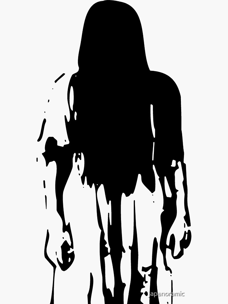 Sadako Sticker For Sale By Japanoramic Redbubble