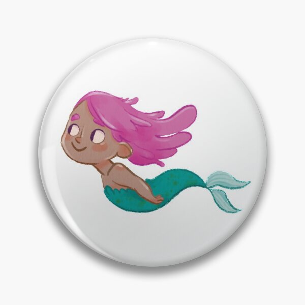 Item preview, Cute friendly mermaid illustration design designed and sold by LVW-art.