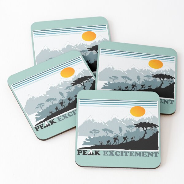 Item preview, Peak excitement hiking outdoors artwork designed and sold by Al Benge.