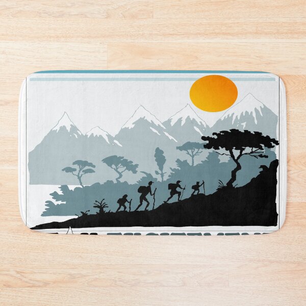 Item preview, Peak excitement hiking outdoors artwork designed and sold by Al Benge - NZ & Australian Art.