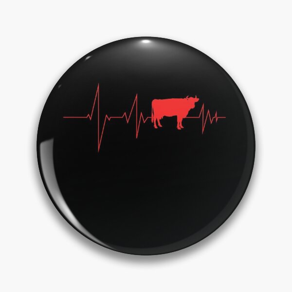 Item preview, Cow Heartbeat Farmer Calf Dairy Cow Farmer designed and sold by Ibu83.