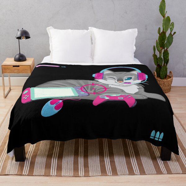 Item preview, Easily Distracted by Cats and Video Games designed and sold by Nathalie Aynié.