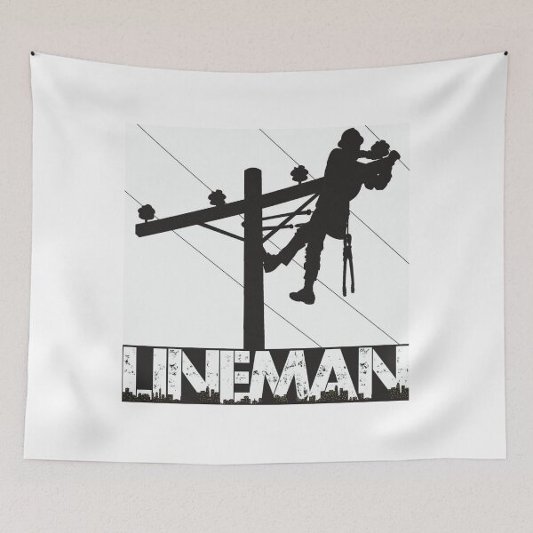 Item preview, Lineman Silhouette  designed and sold by BrennaEirlys.