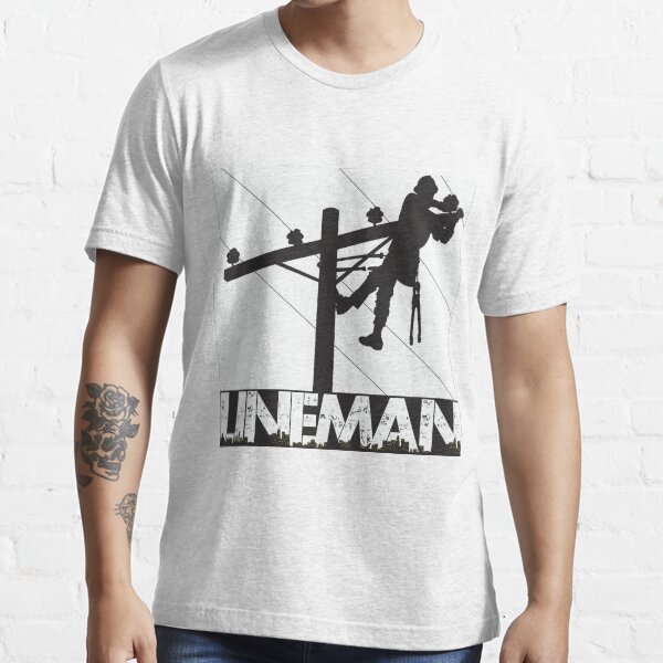 "Lineman Silhouette " Tshirt for Sale by BrennaEirlys Redbubble